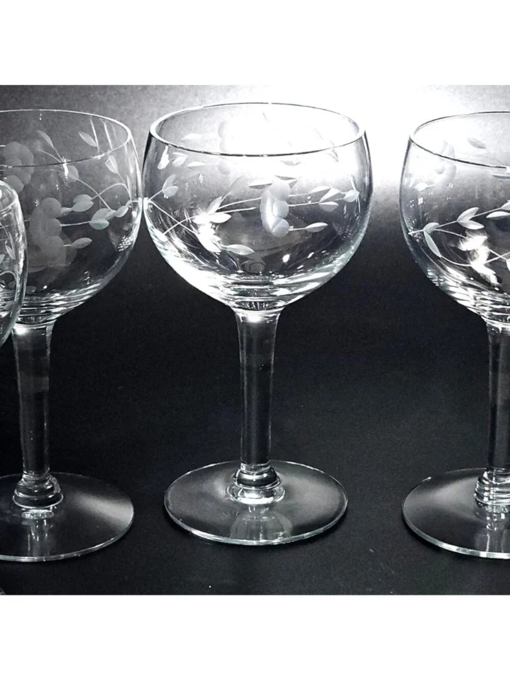 4 Princess House Heritage Cocktail Glasses 5